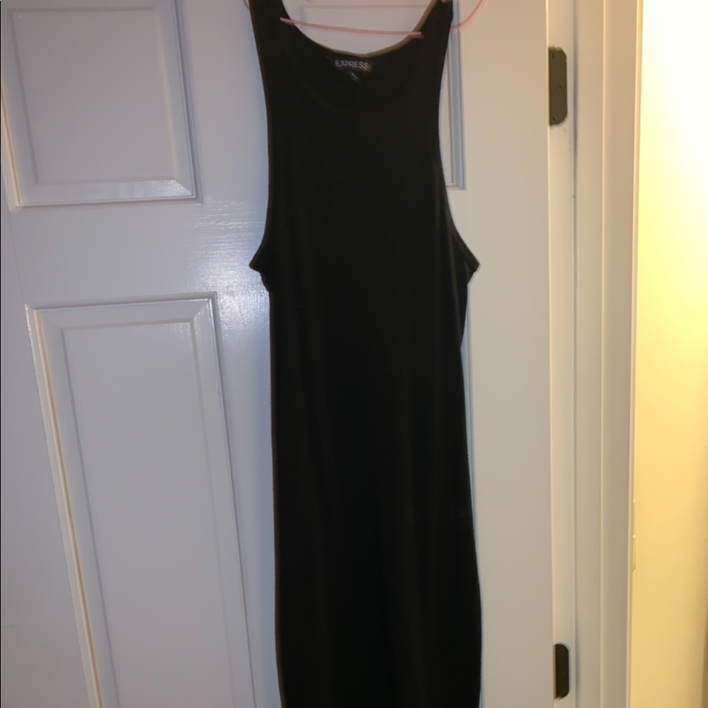 Calf length dress